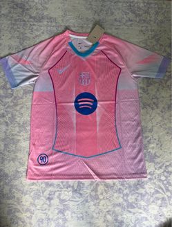 FC Barcelona Nike Pink limited edition Soccer Jersey size medium