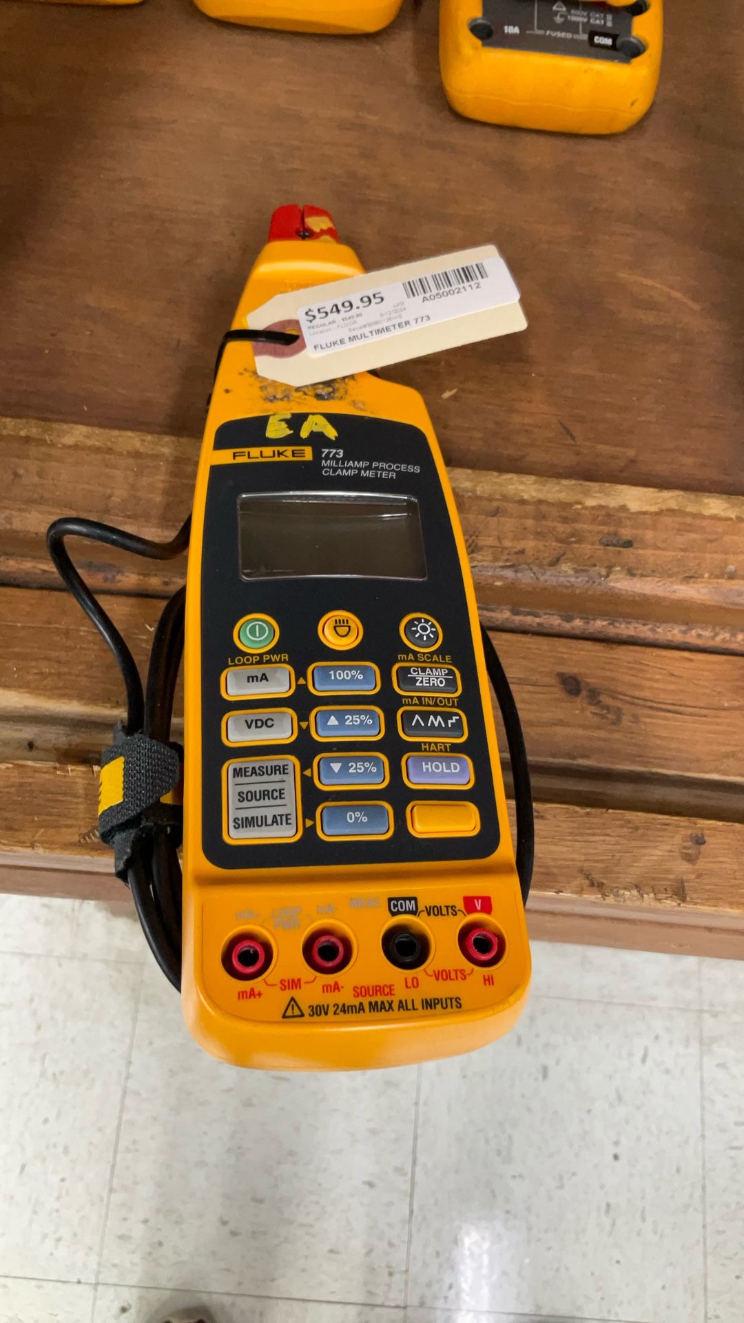 Fluke 773 Milliamp Process Clamp Meter