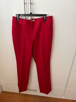 Liz Claiborne red trousers