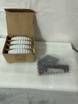 White Ceramic Ramekins Set with Remote