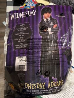 Girls Wednesday Halloween Costume