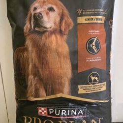 Dog Food by Purina Pro Plan Complete Essentials Adult 7+ Chicken & Rice Senior, 34 lb bag