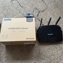 NETGEAR Wireless Router AX1800 Wi-Fi 6