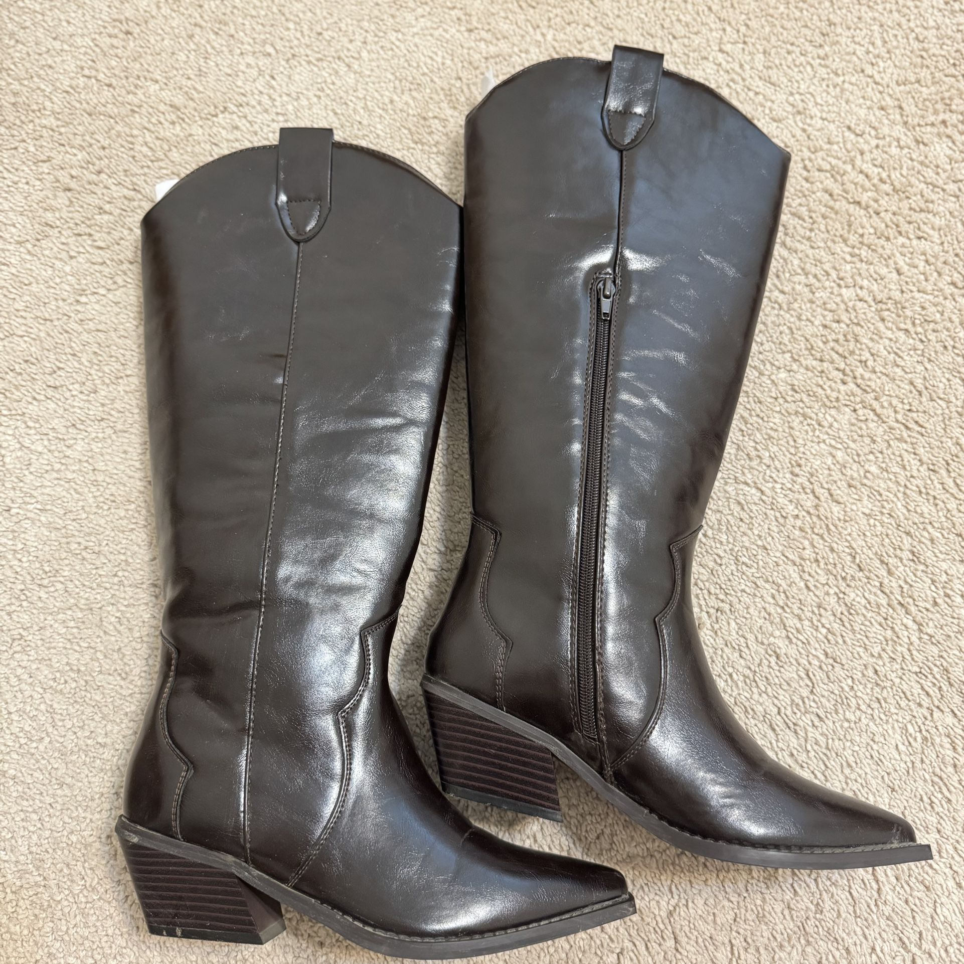 Brown Cowboy Boots Women’s Size 8