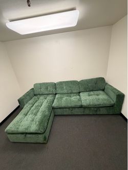 2271  120-Inch Modular Sectional Sofa – Comfortable "Cloud-Like" Sectional with Chenille Fabric and Deep Seating; Suitable for Living Rooms