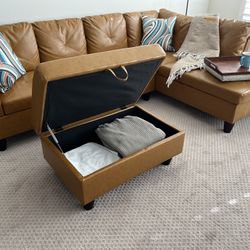 Sectional Couch With Ottoman