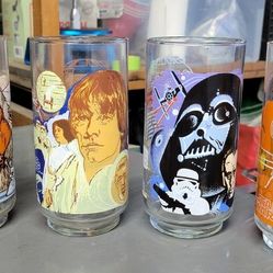 Vintage Star Wars Burger King Glasses