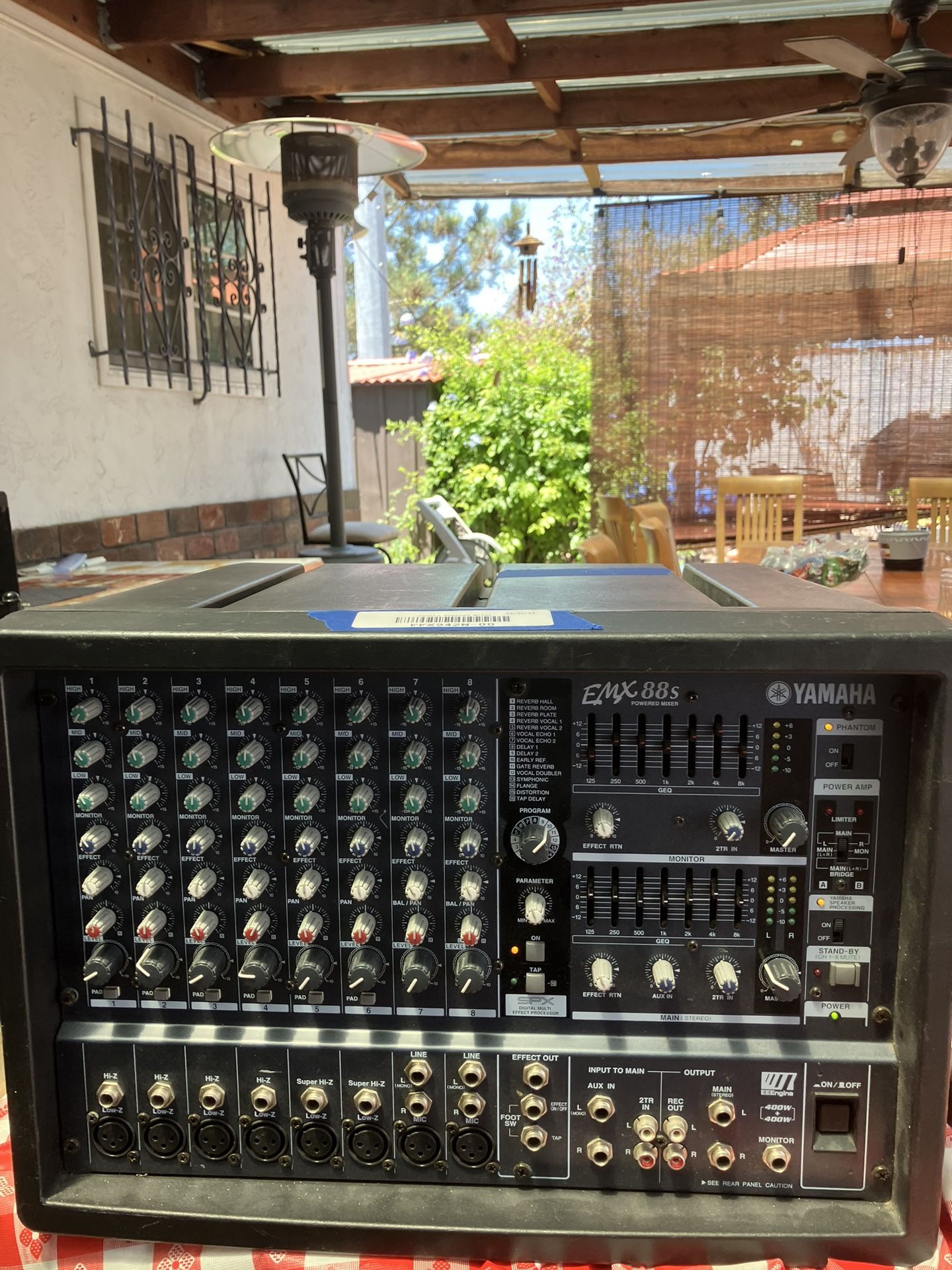 Yamaha EMX 88s Powered Mixer 800 W Bridge