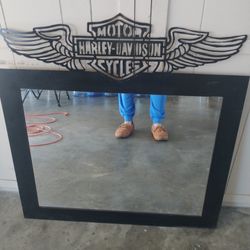 Hand Made One Of A Kind Harley Davidson Mirror 