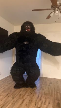 Inflatable gorilla suit