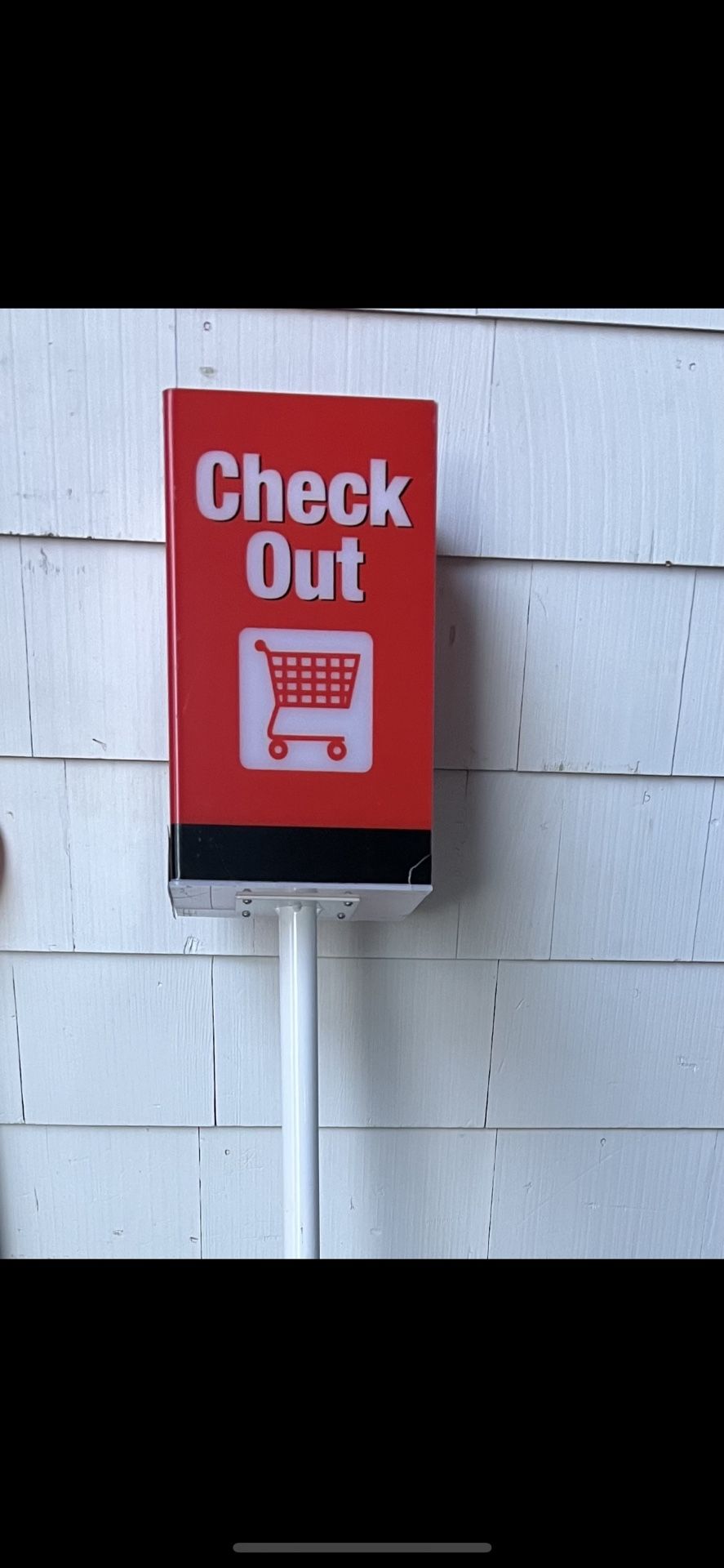 Check Out Sign