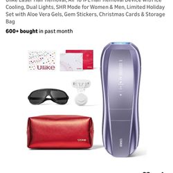 Ulike Laser Hair Removal, Air 10 IPL Hair Removal Device with Ice Cooling, Dual Lights, SHR Mode for Women & Men, Limited Holiday Set with Aloe Vera G