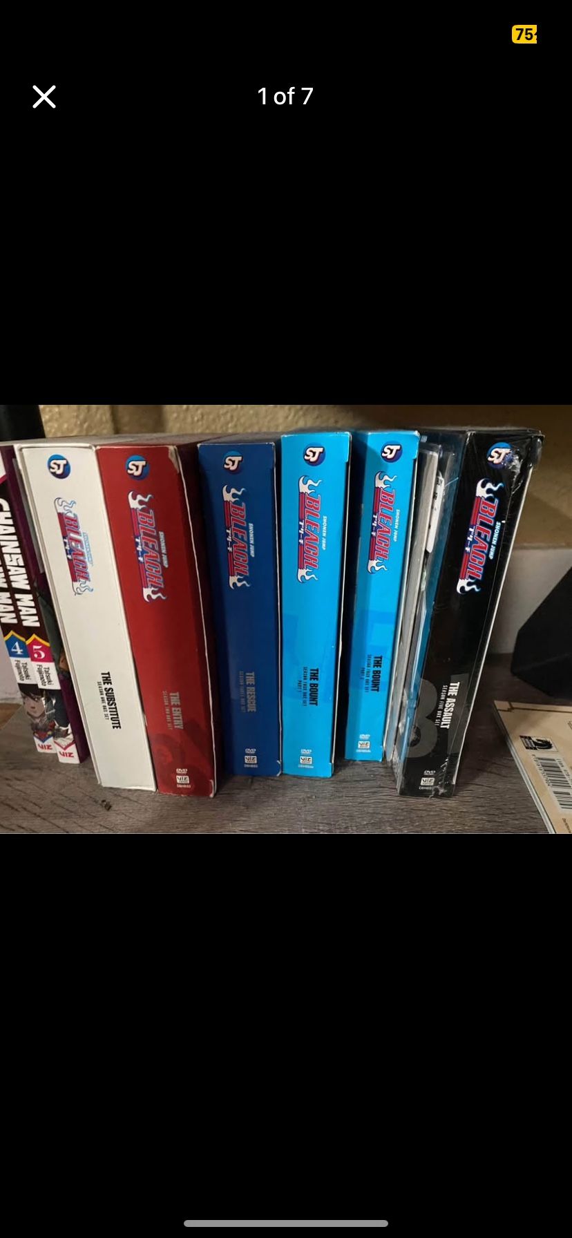 Bleach Dvd box Set Seasons 1-5