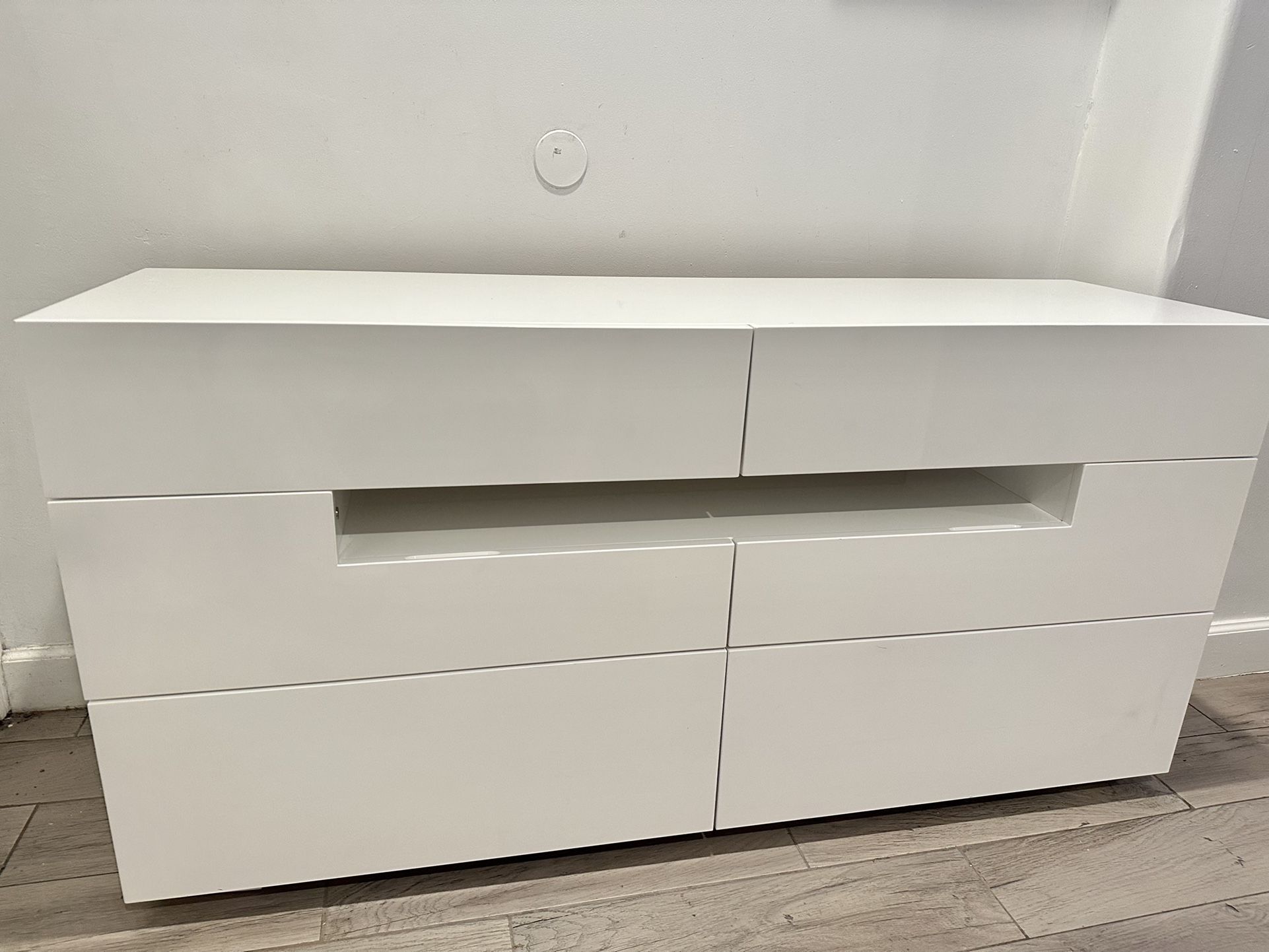Modern White Dresser 