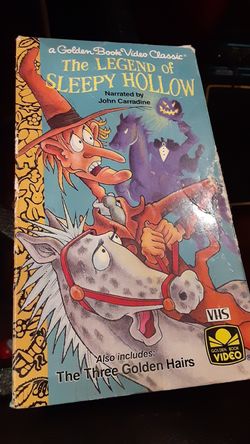 The Legend of Sleepy Hollow vhs tape