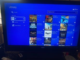 PS4 MOD and 4TB HARD DRIVE with 7500 GAMES