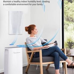 New Dehumidifier Multi Setting 1 Gallon Tank 50 Pint  4500 Sq Ft