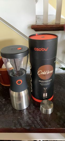 Asobu Cold Brew Insulated Portable Brewer 34oz
