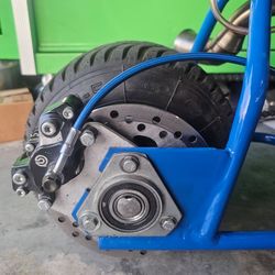 NEW BUILD Mini Drag Bike Brembo Brakes Custom Stainless Steel Exhaust Aluminum Tank Live-Axle Rear MiniBike Go Cart Kart GoKart Mini Bike