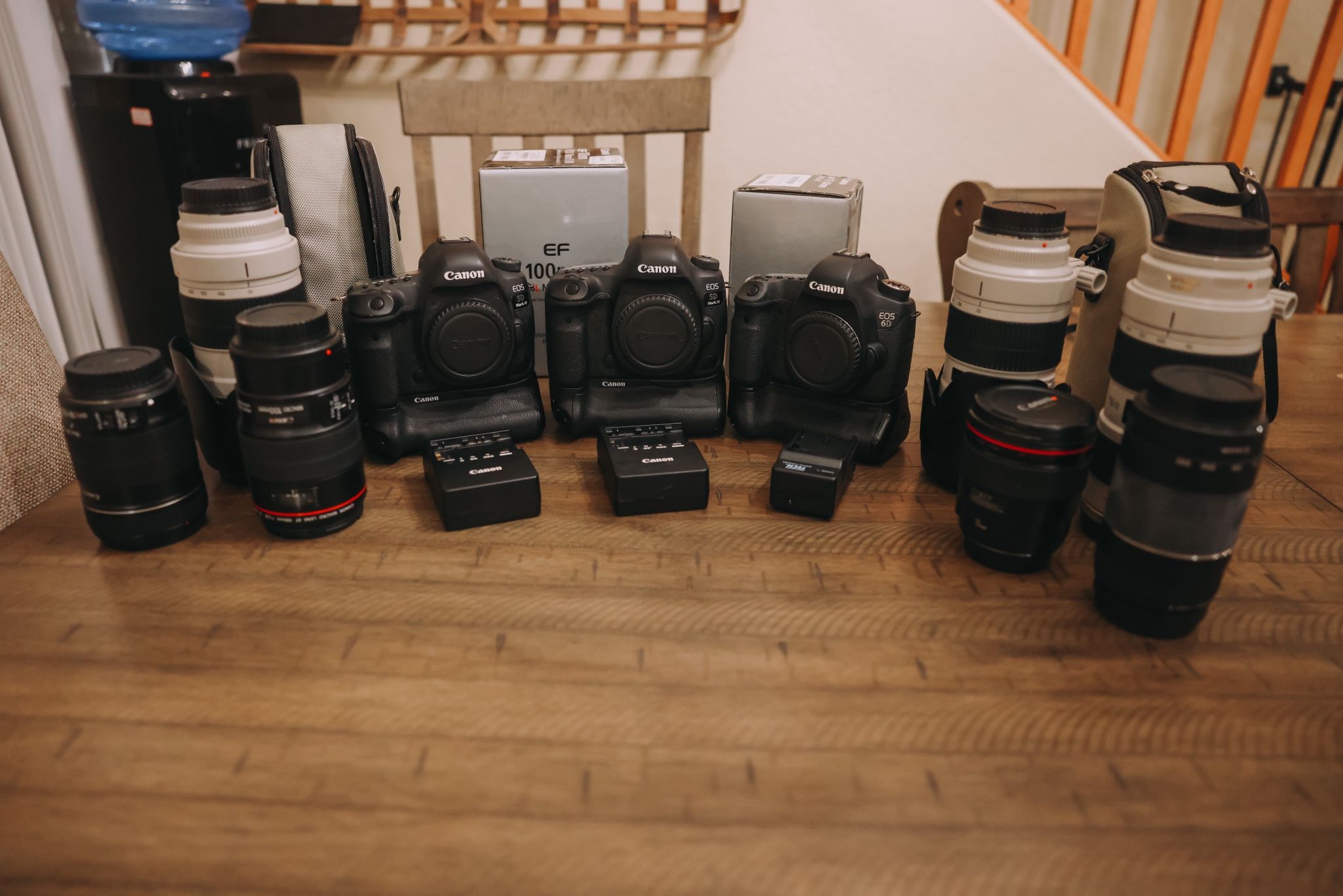 Canon 5d Mark IV, Canon 6D, Canon Lenses