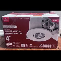 Globe Electric 4" White Dimmable Recessed New Construction & Remodel (10-Pack)