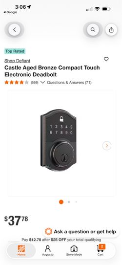 Keyless deadbolt