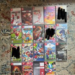 Switch Games , Case And Controllers