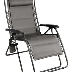 Timber Ridge XL Zero Gravity Chair Lounger With Cupholder 350lbs Capacity 