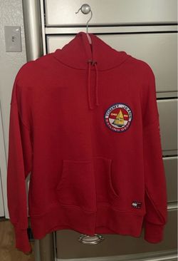 Tommy Hilfiger Jeans Sailing Gear Red Hoodie – Size Small