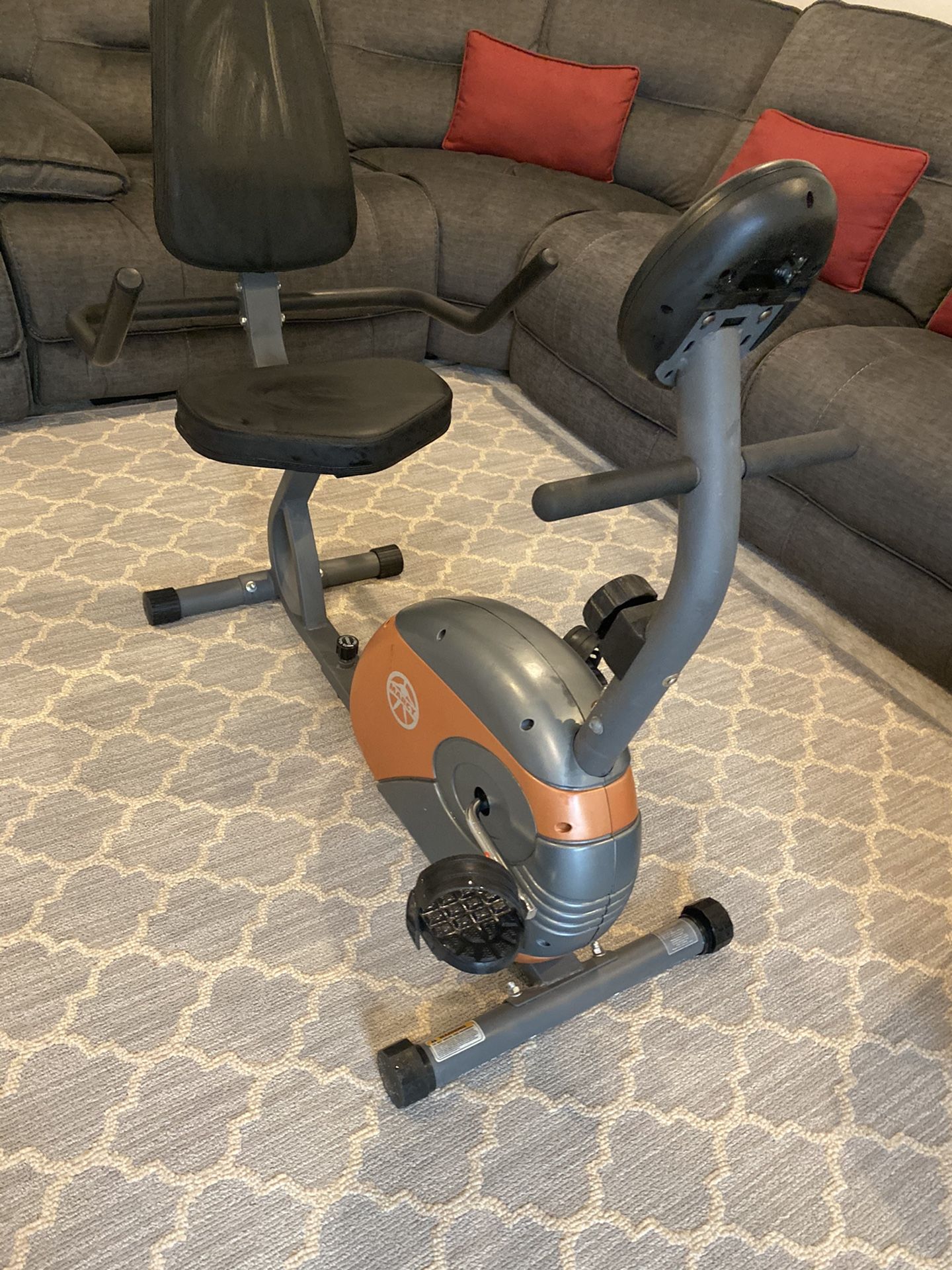 Barely used Marcy (M E-709) stationary bike for sale