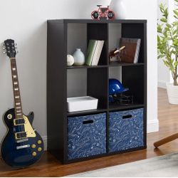 6 Cube Storage / Book Shelve - Wood - Expresso 