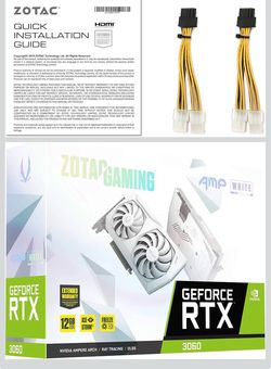 ZOTAC Gaming GeForce RTXâ„¢ 3060 AMP White Edition 12GB