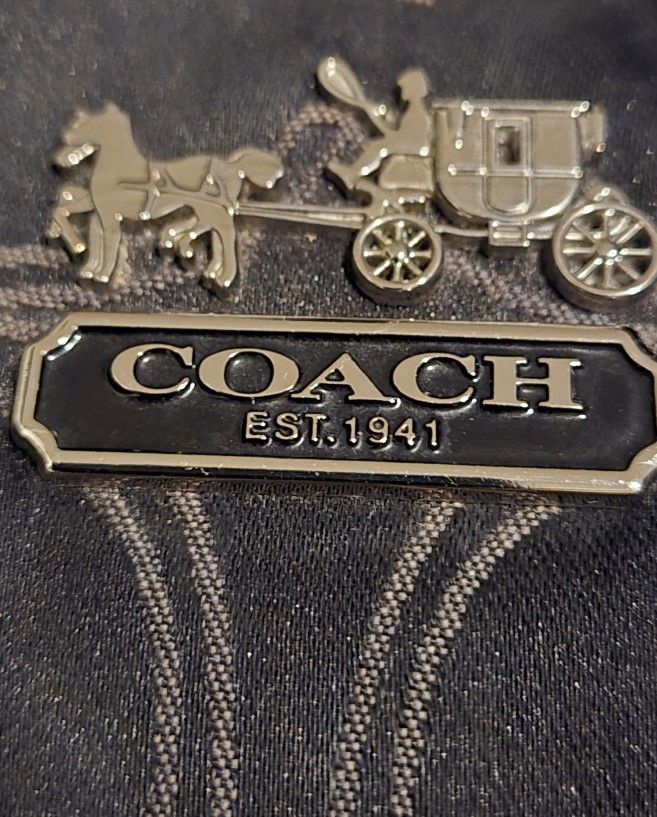 Coach Mia C Signature Black Bag