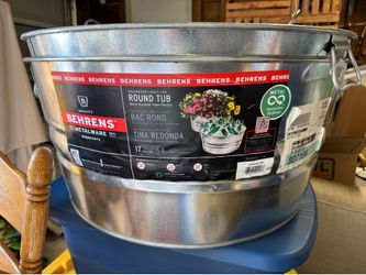 Behrens 17-Gallon Galvanized Round Tub