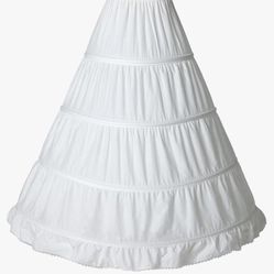 novia de una línea de crinolina, vestido de baile de