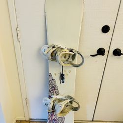 145cm Snowboard with Bindings