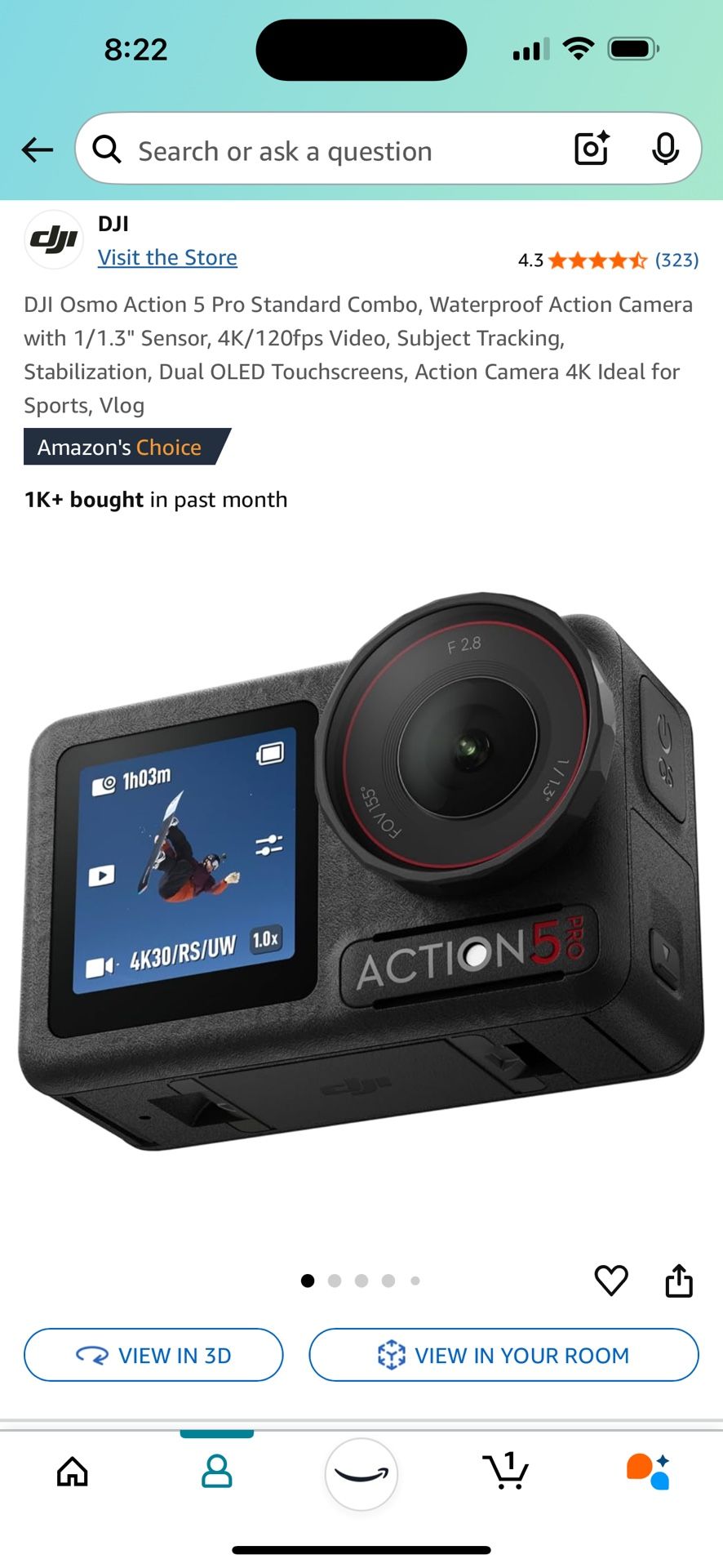 DJI Osmo Action 5 Pro Standard Combo – Brand New