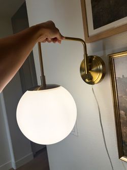 Wall light sconce x2 plug in