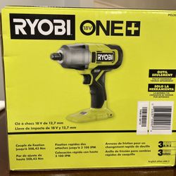 New Ryobi One+ 18V Cordless 1/2" Impact Wrench PCL265B - Tool Only Sealed BOX