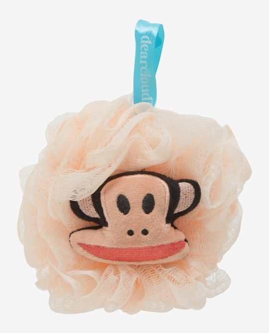 Paul Frank Loofah Plush Peach Color