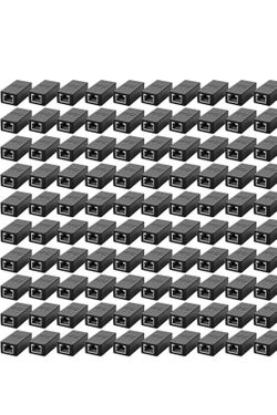 ZUZONG 100 PCS Gigabit RJ45 Coupler, Ethernet Extender Connector in Line Coupler for Cat8/Cat7/Cat6/Cat5e/Cat5 Ethernet Cable Extender Adapter Female 