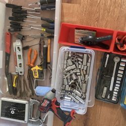 Milwaukee Drill With Hand Tool