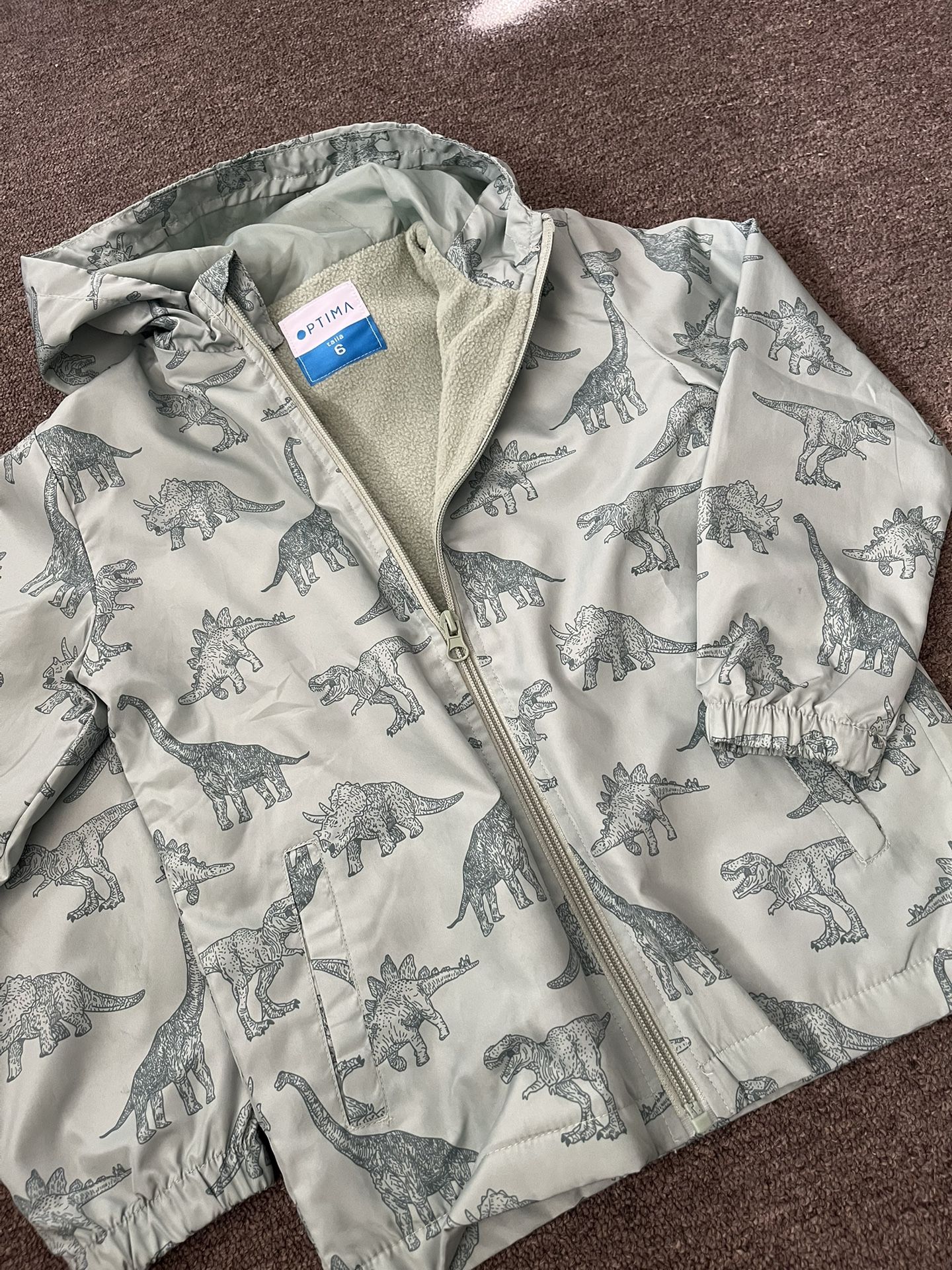 Dinosaur Rain Jacket Size 6