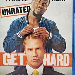 Get Hard Unrated Version (BLU-RAY DVD, 2015) Kevin Hart & Will Ferrell 