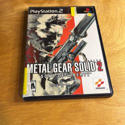 PlayStation 2 / PS2  - Metal Gear Sold 2