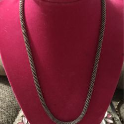 Beautiful !!! Silver Brighton Necklace !!!