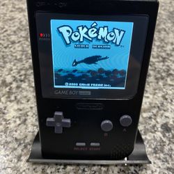 GAMEBOY POCKET WITH IPS BACKLIGHT MOD WITH LED 