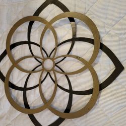 Metal Wall Hanging 20" At Its Longest