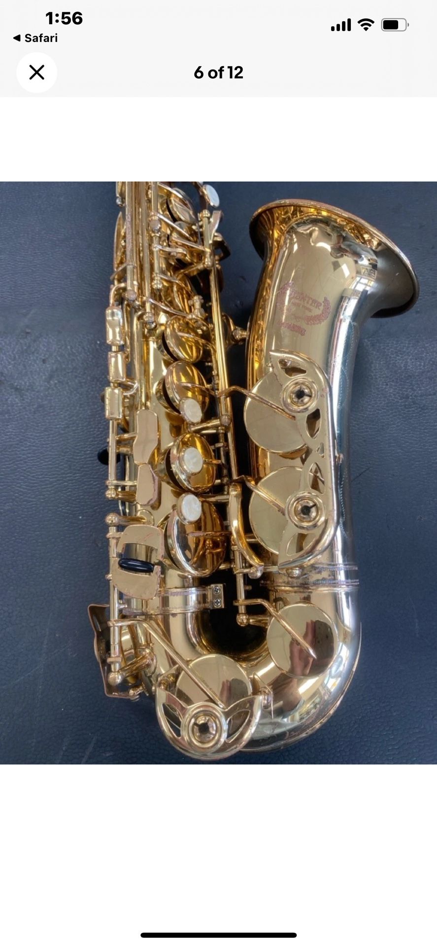 Saxophone 🎷 With Case