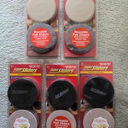 Super Sliders 5 Inch Reusable Felt Sliders 24 Pack